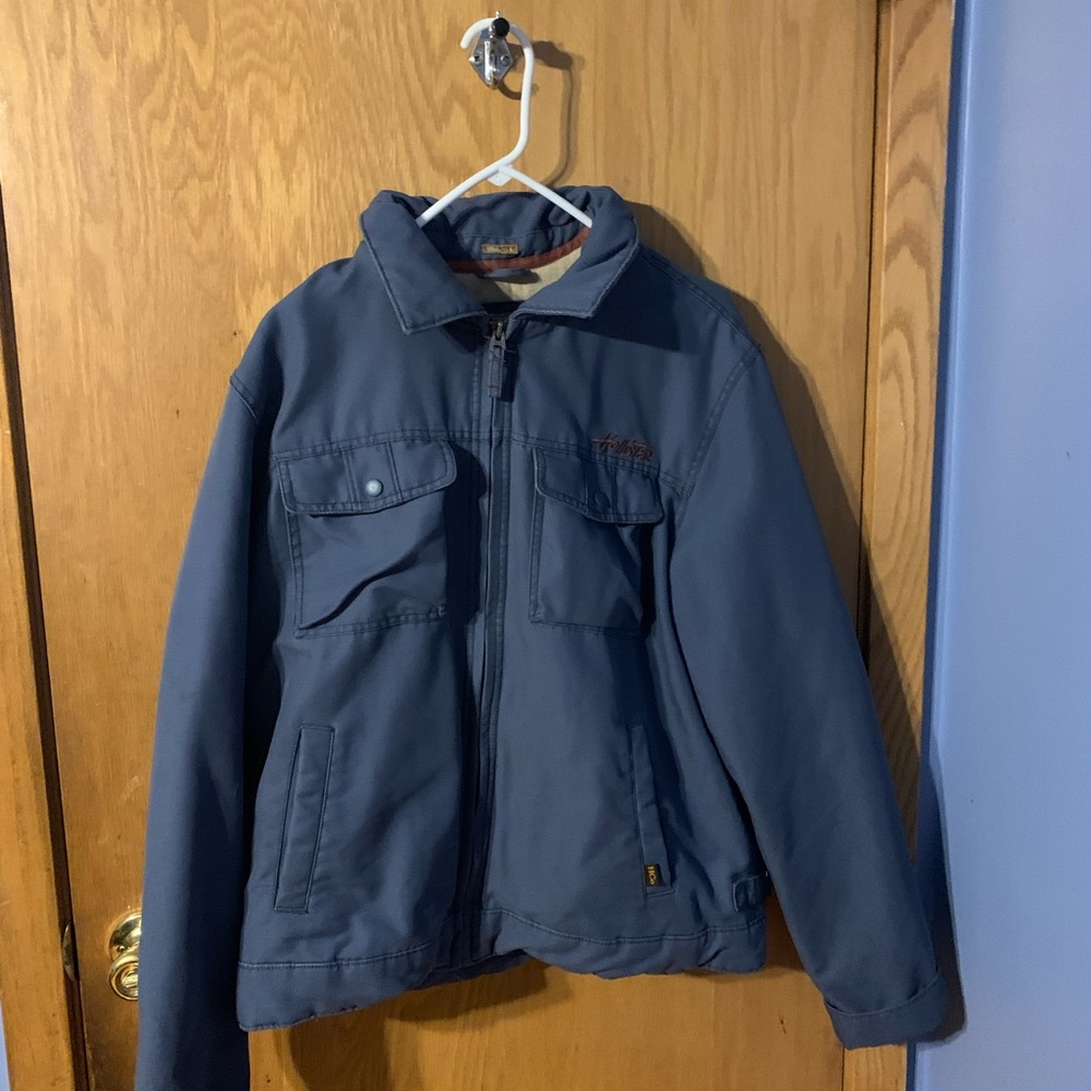 Navy blue Hollister jacket